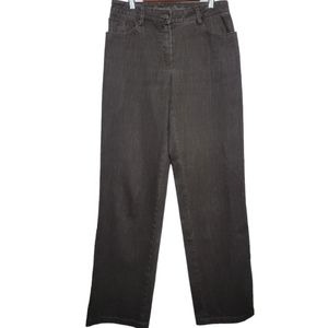 Denim By Basler Brown Embellished Jeans, Size EU 38